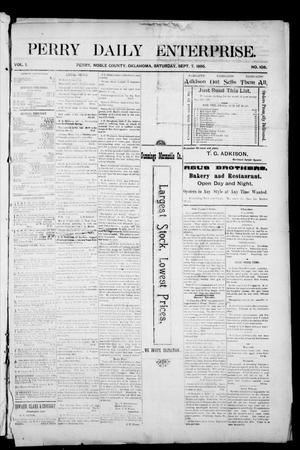 Primary view of object titled 'Perry Daily Enterprise. (Perry, Okla.), Vol. 1, No. 3, Ed. 1 Tuesday, May 7, 1895'.