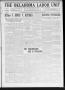 Newspaper: The Oklahoma Labor Unit (Oklahoma City, Okla.), Vol. 2, No. 16, Ed. 1…