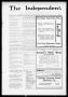 Newspaper: The Independent. (Cashion, Okla.), Vol. 3, No. 2, Ed. 1 Thursday, May…