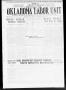 Newspaper: The Oklahoma Labor Unit (Oklahoma City, Okla.), Vol. 2, No. 38, Ed. 1…