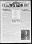 Newspaper: The Oklahoma Labor Unit (Oklahoma City, Okla.), Vol. 3, No. 6, Ed. 1 …