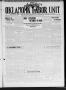Newspaper: The Oklahoma Labor Unit (Oklahoma City, Okla.), Vol. 3, No. 43, Ed. 1…