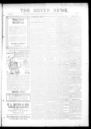 Primary view of object titled 'The Dover News. (Dover, Okla.), Vol. 12, No. 21, Ed. 1 Thursday, July 25, 1912'.