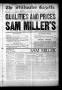 Newspaper: The Stillwater Gazette. (Stillwater, Okla.), Vol. 13, No. 15, Ed. 1 T…