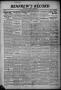 Newspaper: Renfrew's Record (Alva, Okla.), Vol. 19, No. 33, Ed. 1 Friday, June 1…