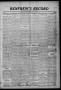 Newspaper: Renfrew's Record (Alva, Okla.), Vol. 18, No. 11, Ed. 1 Friday, Januar…