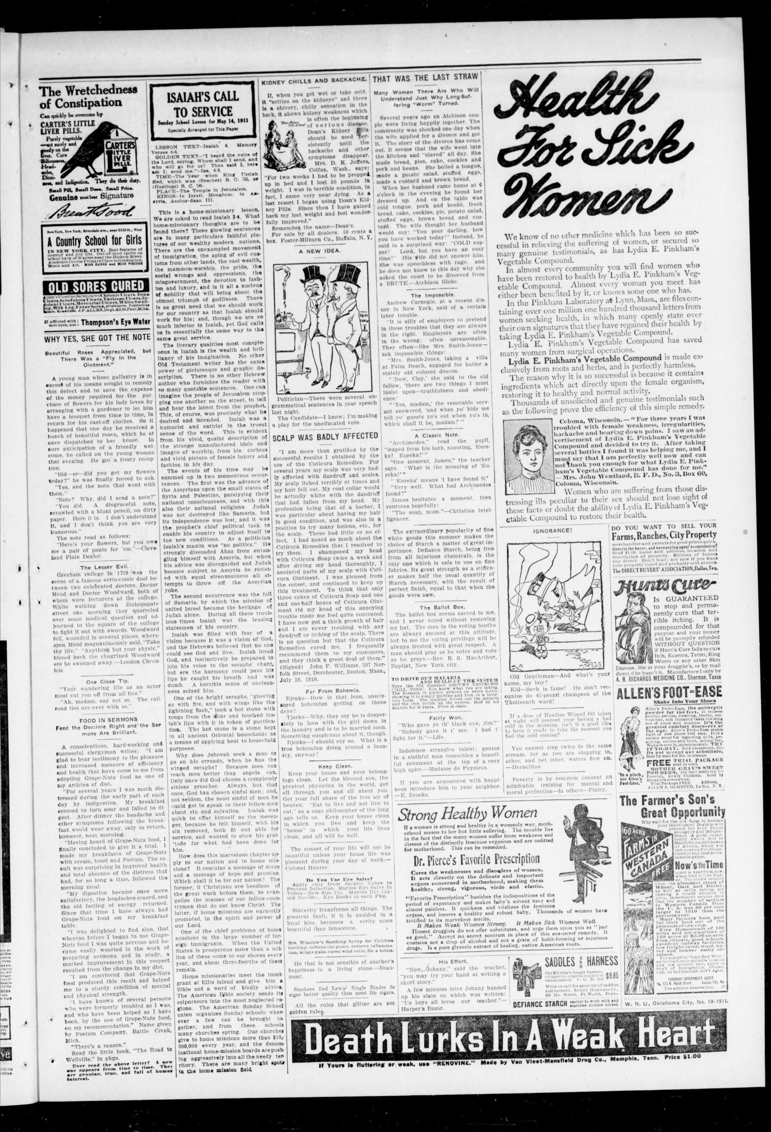 The Moore Messenger. (Moore, Okla.), Vol. 4, No. 2, Ed. 1 Thursday, May 11, 1911
                                                
                                                    [Sequence #]: 7 of 8
                                                