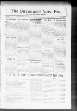 Primary view of object titled 'The Davenport New Era (Davenport, Okla.), Vol. 8, No. 42, Ed. 1 Thursday, November 30, 1916'.