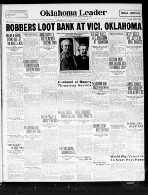 Primary view of object titled 'Oklahoma Leader (Oklahoma City, Okla.), Vol. 2, No. 12, Ed. 1 Monday, August 29, 1921'.