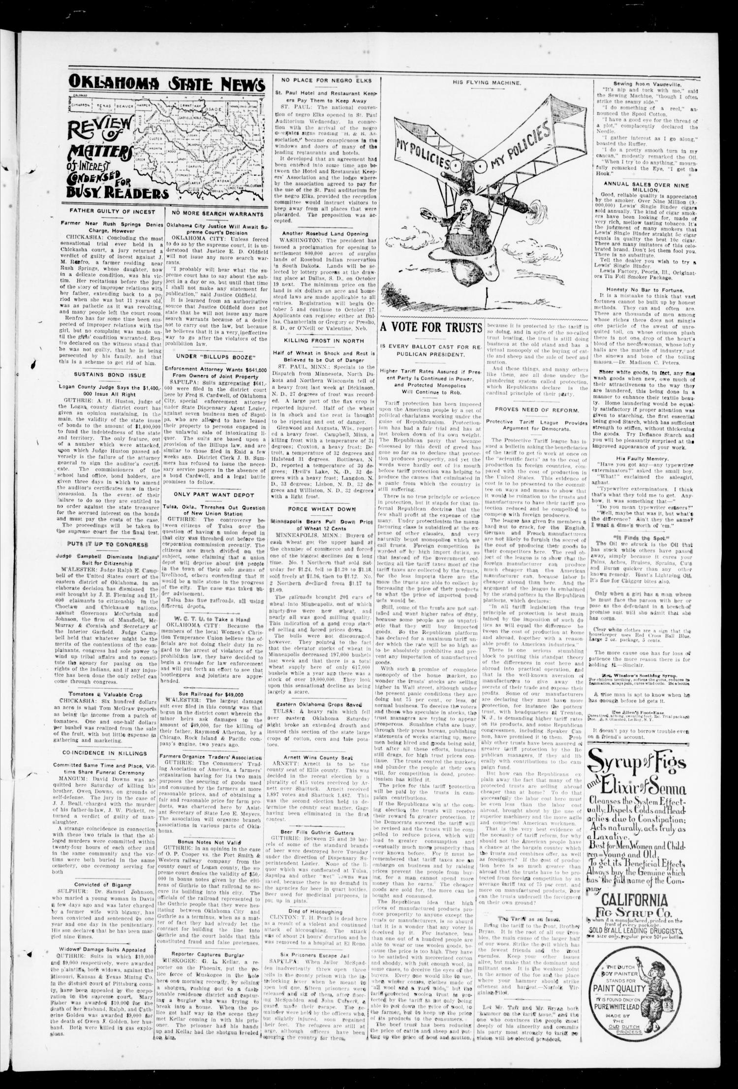 Lexington Leader. (Lexington, Okla.), Vol. 17, No. 49, Ed. 1 Friday, August 28, 1908
                                                
                                                    [Sequence #]: 3 of 8
                                                