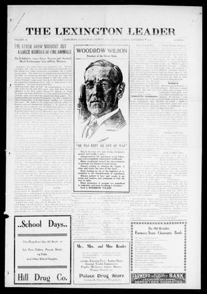 Primary view of object titled 'The Lexington Leader (Lexington, Okla.), Vol. 26, No. 8, Ed. 1 Friday, November 3, 1916'.
