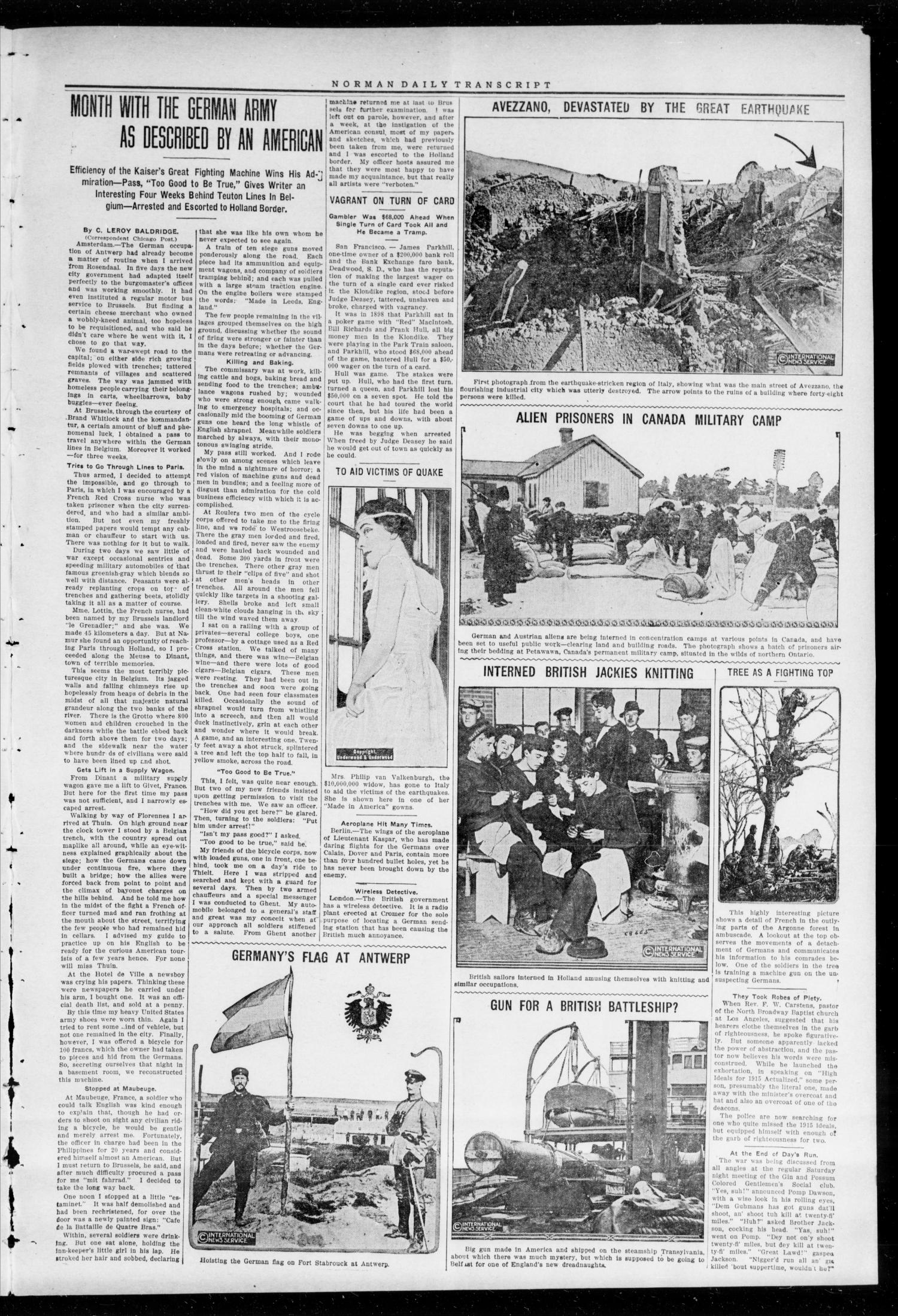 The Daily Transcript  (Norman, Okla.), Vol. 2, No. 190, Ed. 1 Tuesday, February 23, 1915
                                                
                                                    [Sequence #]: 3 of 4
                                                
