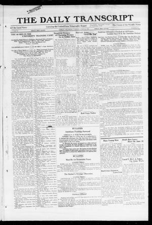 Primary view of object titled 'The Daily Transcript  (Norman, Okla.), Vol. 6, No. 73, Ed. 1 Tuesday, June 18, 1918'.
