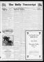 Thumbnail image of item number 1 in: 'The Daily Transcript  (Norman, Okla.), Vol. 7, No. 86, Ed. 1 Thursday, July 10, 1919'.