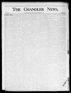 Primary view of object titled 'The Chandler News. (Chandler, Okla.), Vol. 4, No. 11, Ed. 1 Friday, December 7, 1894'.