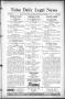 Newspaper: Tulsa Daily Legal News (Tulsa, Okla.), Vol. 4, No. 75, Ed. 1 Saturday…