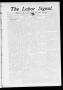 Newspaper: The Labor Signal. (Oklahoma City, Okla. Terr.), Vol. 3, No. 26, Ed. 1…