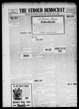 Primary view of object titled 'The Stroud Democrat (Stroud, Okla.), Vol. 2, No. 10, Ed. 1 Friday, December 5, 1913'.