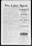 Newspaper: The Labor Signal. (Oklahoma City, Okla. Terr.), Vol. 5, No. 5, Ed. 1 …