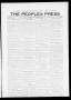 Newspaper: The Peoples Press (El Reno, Okla.), Vol. 1, No. 43, Ed. 1 Monday, Mar…