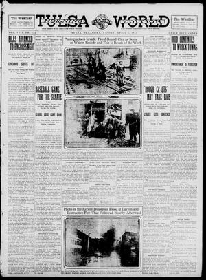 Primary view of object titled 'Tulsa Daily World (Tulsa, Okla.), Vol. 8, No. 172, Ed. 1 Friday, April 4, 1913'.