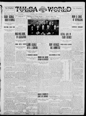 Primary view of object titled 'Tulsa Daily World (Tulsa, Okla.), Vol. 8, No. 174, Ed. 1 Sunday, April 6, 1913'.