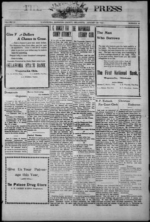 Primary view of object titled 'The Wapanucka Press (Wapanucka, Okla.), Vol. 21, No. 35, Ed. 1 Friday, January 20, 1922'.
