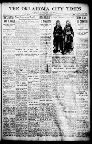Primary view of object titled 'The Oklahoma  City Times And The Weekly Times (Oklahoma City, Okla.), Vol. 26, No. 26, Ed. 1 Friday, January 8, 1915'.