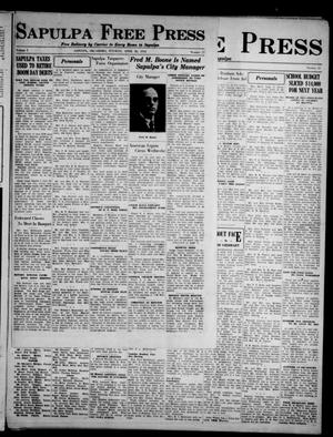 Primary view of object titled 'Sapulpa Free Press (Sapulpa, Okla.), Vol. 1, No. 17, Ed. 1 Tuesday, April 26, 1932'.