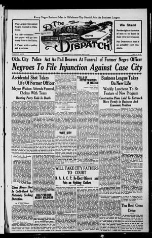 Primary view of object titled 'The Black Dispatch (Oklahoma City, Okla.), Vol. 6, No. 49, Ed. 1 Thursday, November 10, 1921'.