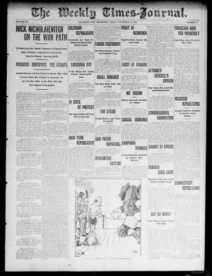 Primary view of object titled 'The Weekly Times-Journal. (Oklahoma City, Okla.), Vol. 16, No. 22, Ed. 1 Friday, September 23, 1904'.