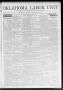 Newspaper: Oklahoma Labor Unit (Oklahoma City, Okla.), Vol. 7, No. 52, Ed. 1 Sat…