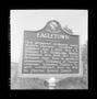 Primary view of Eagletown Historical Marker