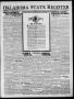 Newspaper: Oklahoma State Register (Guthrie, Okla.), Vol. 36, No. 32, Ed. 1 Thur…