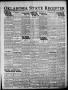 Newspaper: Oklahoma State Register (Guthrie, Okla.), Vol. 37, No. 23, Ed. 1 Thur…