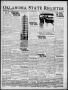 Newspaper: Oklahoma State Register (Guthrie, Okla.), Vol. 38, No. 41, Ed. 1 Thur…