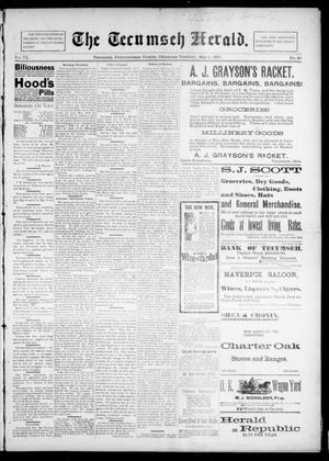 Primary view of object titled 'The Tecumseh Herald. (Tecumseh, Okla. Terr.), Vol. 6, No. 30, Ed. 1 Saturday, May 1, 1897'.