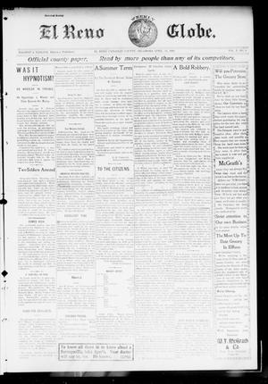 Primary view of object titled 'El Reno Weekly Globe. (El Reno, Okla.), Vol. 10, No. 6, Ed. 1 Friday, April 24, 1903'.