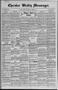 Newspaper: Cherokee Weekly Messenger. (Cherokee, Okla.), Vol. 16, No. 2, Ed. 1 T…