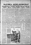 Newspaper: Waurika News-Democrat (Waurika, Okla.), Vol. 16, No. 8, Ed. 1 Friday,…