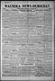 Newspaper: Waurika News-Democrat (Waurika, Okla.), Vol. 22, No. 12, Ed. 1 Friday…