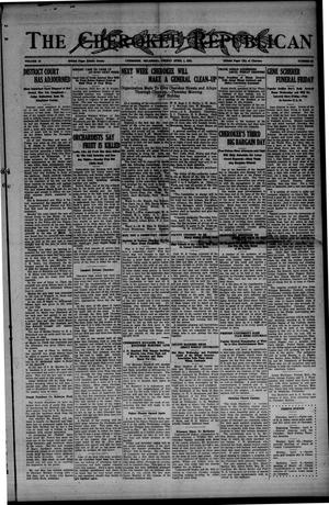 Primary view of object titled 'The Cherokee Republican (Cherokee, Okla.), Vol. 18, No. 38, Ed. 1 Friday, April 1, 1921'.