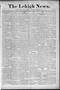 Newspaper: The Lehigh News. (Lehigh, Okla.), Vol. 5, No. 9, Ed. 1 Thursday, Febr…
