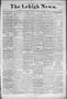 Newspaper: The Lehigh News. (Lehigh, Okla.), Vol. 5, No. 48, Ed. 1 Thursday, Nov…