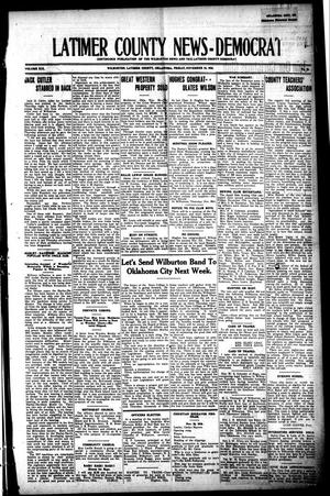 Primary view of object titled 'Latimer County News-Democrat (Wilburton, Okla.), Vol. 19, No. 12, Ed. 1 Friday, November 24, 1916'.