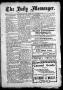 Newspaper: The Daily Messenger. (Claremore, Indian Terr.), Vol. 2, No. 259, Ed. …