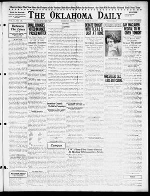 Primary view of object titled 'The Oklahoma Daily (Norman, Okla.), Vol. 10, No. 126, Ed. 1 Friday, March 12, 1926'.
