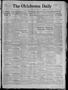 Newspaper: The Oklahoma Daily (Norman, Okla.), Vol. 15, No. 110, Ed. 1 Thursday,…