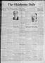 Newspaper: The Oklahoma Daily (Norman, Okla.), Vol. 16, No. 48, Ed. 1 Sunday, No…