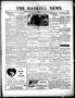 Newspaper: The Haskell News (Haskell, Okla.), Vol. 11, No. 15, Ed. 1 Thursday, S…